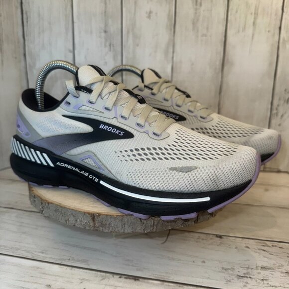 Brooks Adrenaline Gts 23 Women's Size 8 B Grey Running Shoes Sneakers - Picture 1 of 11